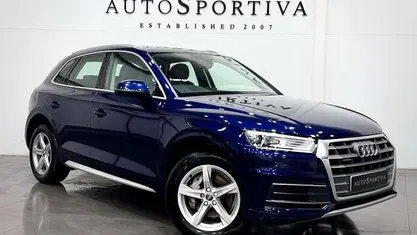 Blue Used 2018 Audi Q5 Sport SUV | £21,990 (Fair price)