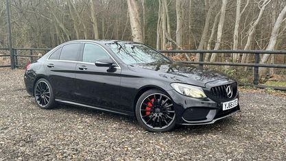 Usado Mercedes C250 AMG Line Premium Plus 204 HP (150 kW) 2016 Preto Sedan