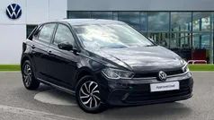 Deep black Used 2022 VW Polo Life Hatchback | £16,522 (Fair price)