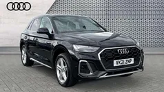 Black Used 2021 Audi Q5 S-Line SUV | £28,200 (Fair price)