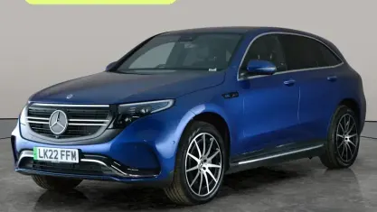 Used Mercedes EQC400 AMG line 300 kW (408 HP) 2022 Blue SUV