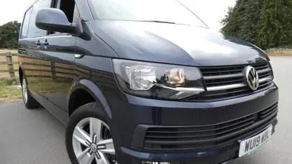 Used VW T6.1 Highline 150 HP (110 kW) 2019 Blue Van