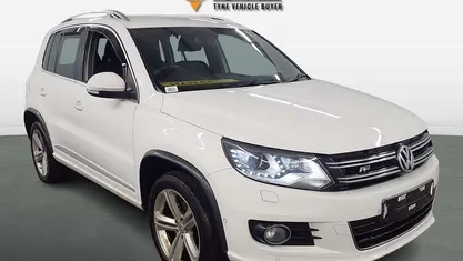 White Used 2013 VW Tiguan R-line SUV | £7,495 (Fair price)