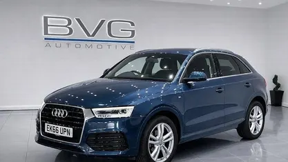 Used Audi Q3 S-Line 150 HP (110 kW) 2016 Blue SUV