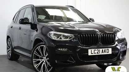 Used BMW X3 M Sport 184 HP (135 kW) 2021 Black SUV