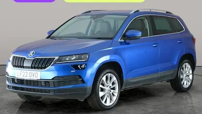 Used Skoda Karoq SE L 150 HP (110 kW) 2021 Blue SUV