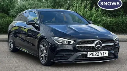 Used Mercedes CLA200 AMG Line Premium 163 HP (119 kW) 2022 Black Coupe