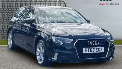 Used Audi A3 Sportback Sport 150 HP (110 kW) 2018 Black Hatchback