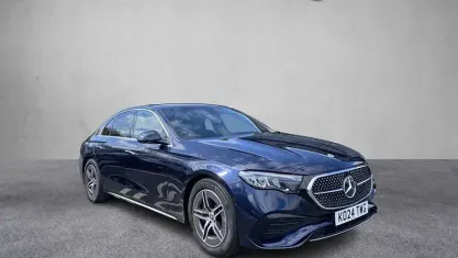 Used Mercedes E200 AMG line 204 HP (150 kW) 2024 Blue Sedan