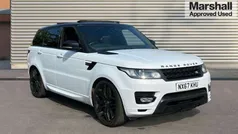 White Used 2018 Land Rover Range Rover Sport Autobiography Dynamic SUV | £29,451 (Fair price)