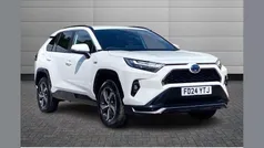 Pure white Used 2024 Toyota RAV4 Hybrid Design SUV | £34,990 (Fair price)