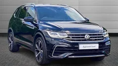 Black Used 2024 VW Tiguan Allspace R-line SUV | £35,395 (Fair price)
