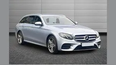Silver Used 2017 Mercedes E220 AMG line Estate | £18,695 (Fair price)