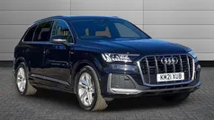 Black Used 2021 Audi Q7 S-Line SUV | £35,750 (Fair price)