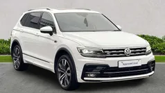 White Used 2019 VW Tiguan Allspace R-line SUV | £23,671 (Fair price)