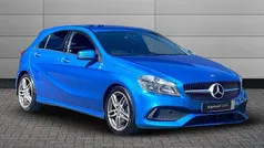 Blue Used 2016 Mercedes A180 AMG line Hatchback | £11,795 (Fair price)