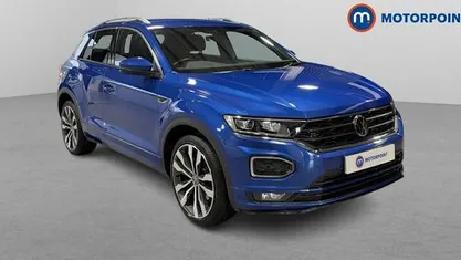 Blue Used 2021 VW T-Roc R-line SUV | £21,849 (Fair price)