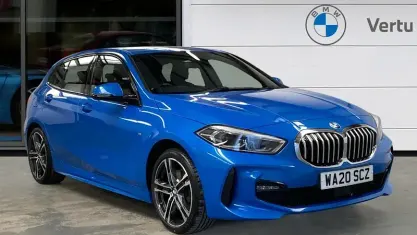 Used BMW 118 M Sport 140 HP (102 kW) 2020 Misano blue Hatchback