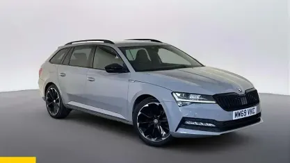 Used Skoda Superb SportlinePlus 190 HP (139 kW) 2019 Grey Estate