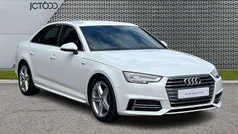 White Used 2018 Audi A4 S-Line Sedan | £13,755 (Fair price)