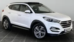 White Used 2015 Hyundai Tucson Premium SE SUV | £8,695 (Fair price)