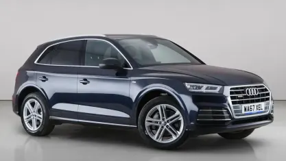 Used Audi Q5 S-Line 190 HP (139 kW) 2017 Blue SUV
