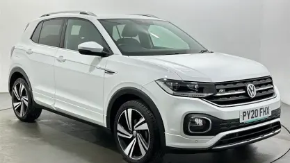 Used VW T-Cross R-line 116 HP (85 kW) 2020 White SUV