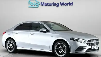 Used Mercedes A250 AMG Line Premium Plus 259 HP (190 kW) 2021 Silver Sedan