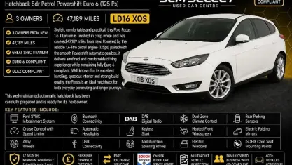 Used Ford Focus Titanium 125 HP (91 kW) 2016 Hatchback