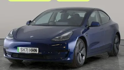 Used Tesla Model 3 Standard Range 208 kW (283 HP) 2021 Blue Sedan
