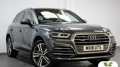 Grey Used 2018 Audi Q5 S-Line SUV | £22,295 (Fair price)