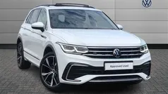 White Used 2022 VW Tiguan R-line SUV | £29,283 (Fair price)