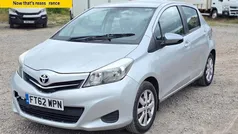 Silver Used 2012 Toyota Yaris Hatchback | £4,288 (Fair price)