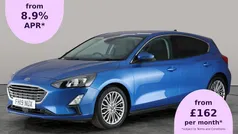 Blue Used 2019 Ford Focus Titanium X Hatchback | £11,108 (Fair price)
