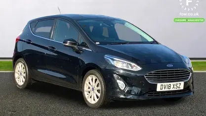 Used Ford Fiesta Titanium 125 HP (91 kW) 2018 Black Hatchback