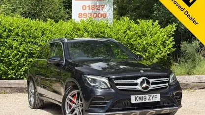 Used Mercedes GLC220 AMG line 170 HP (125 kW) 2018 Black Estate