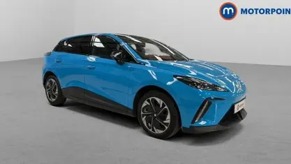 Used MG MG4 EV Trophy 150 kW (204 HP) 2022 Blue Hatchback