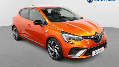 Begagnad Renault Clio V RS Line 140 HK (102 kW) 2022 Orange Halvkombi