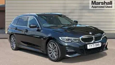 Black Used 2021 BMW 330e M Sport Estate | £23,351 (Fair price)