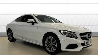 Used Mercedes C200 184 HP (135 kW) 2018 White Coupe