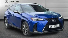 Azure blue with black roof Used 2025 Lexus UX 300h Sport Line SUV | £35,850 (Good price)