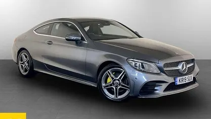 Grey Used 2019 Mercedes C220 AMG Line Premium Coupe | £14,895 (Good price)