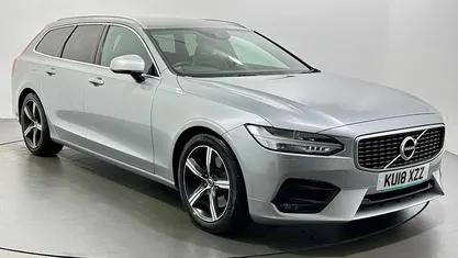 Silver Used 2018 Volvo V90 R-Design Pro Estate | £15,884 (Fair price)