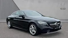 Black Used 2021 Mercedes C200 AMG line Coupe | £21,970 (Fair price)