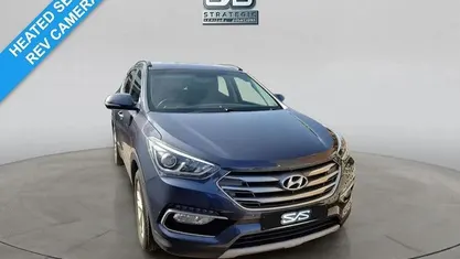 Used Hyundai Santa Fe Premium 200 HP (147 kW) 2018 Blue SUV