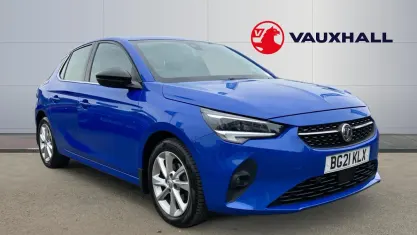Used Vauxhall Corsa Elite 75 HP (55 kW) 2021 Blue Hatchback