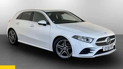 White Used 2021 Mercedes A180 Executive Hatchback | £18,395 (Fair price)