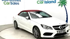White Used 2015 Mercedes E220 AMG line Cabriolet | £11,750 (Fair price)