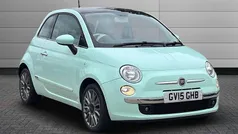Green Used 2015 Fiat 500 Lounge Hatchback | £3,240 (Good price)
