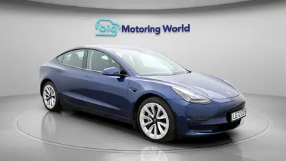 Used Tesla Model 3 Long Range AWD 366 kW (498 HP) 2023 Blue Sedan